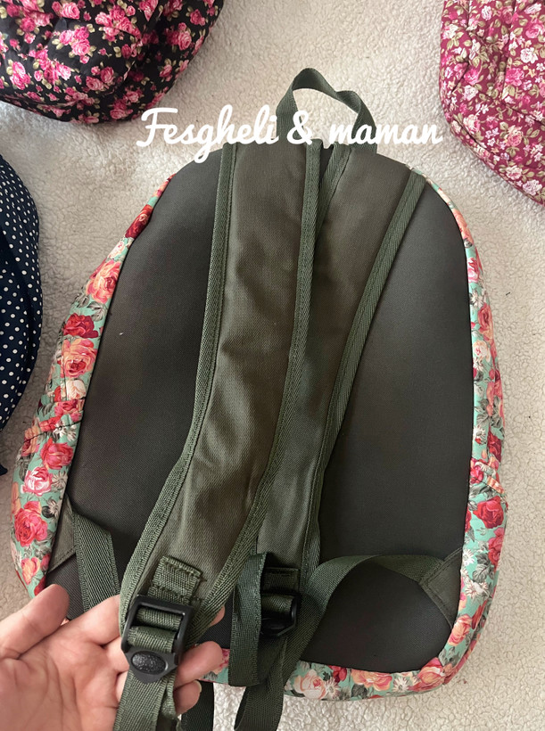 کوله پشتی کتان نخ مادر و کودک