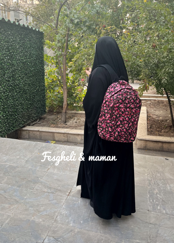 کوله پشتی کتان نخ مادر و کودک